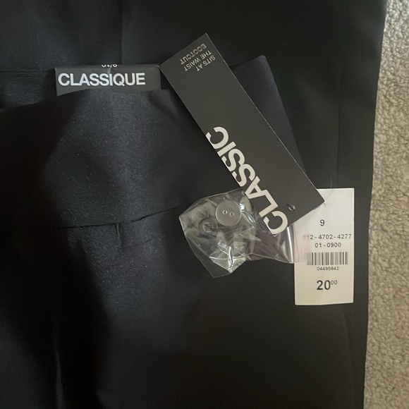 Bootcut black trousers size 9 - Picture 3 of 3